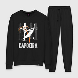 Костюм хлопковый женский Capoeira - contactless combat, цвет: черный