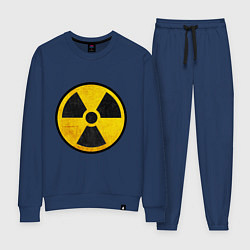 Костюм хлопковый женский Atomic Nuclear, цвет: тёмно-синий