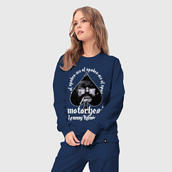 Костюм хлопковый женский Lemmy Motorhead, цвет: тёмно-синий — фото 2