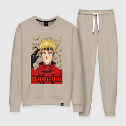 Костюм хлопковый женский Trigun - Vash, цвет: миндальный