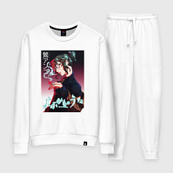 Костюм хлопковый женский Anko Uguisu, цвет: белый