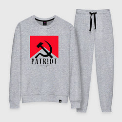 Костюм хлопковый женский USSR Patriot, цвет: меланж