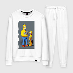 Женский костюм Homer Simpson and cats - нейросеть арт