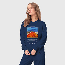 Костюм хлопковый женский Red Hot Chili Peppers Californication, цвет: тёмно-синий — фото 2
