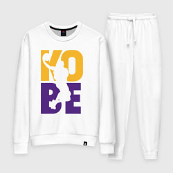 Костюм хлопковый женский Kobe fly, цвет: белый