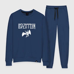 Костюм хлопковый женский Led Zeppelin падший ангел, цвет: тёмно-синий