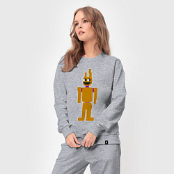 Костюм хлопковый женский Spring Bonnie, цвет: меланж — фото 2
