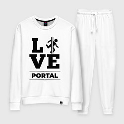 Костюм хлопковый женский Portal love classic, цвет: белый