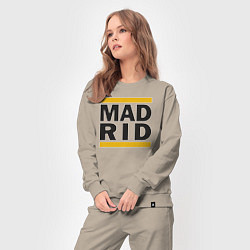 Костюм хлопковый женский Run Real Madrid, цвет: миндальный — фото 2
