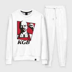Костюм хлопковый женский KGB Lenin, цвет: белый
