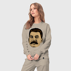 Костюм хлопковый женский Сталин СССР, цвет: миндальный — фото 2