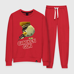 Женский костюм Chicken Gun logo