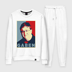 Костюм хлопковый женский Gaben, цвет: белый