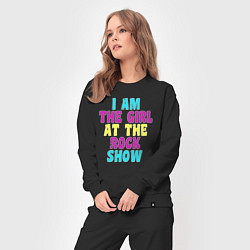 Костюм хлопковый женский I Am The Girl At The Rock Show, цвет: черный — фото 2