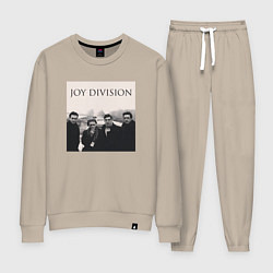 Костюм хлопковый женский Тру фанат Joy Division, цвет: миндальный