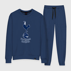 Костюм хлопковый женский Tottenham Hotspur fc sport, цвет: тёмно-синий