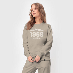 Костюм хлопковый женский Лимитированный выпуск 1968, цвет: миндальный — фото 2