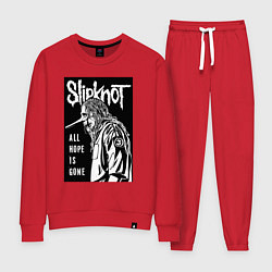 Костюм хлопковый женский Slipknot - hope is gone, цвет: красный
