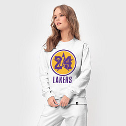 Костюм хлопковый женский 24 Lakers, цвет: белый — фото 2