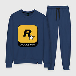 Костюм хлопковый женский Rockstar, цвет: тёмно-синий