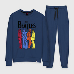 Костюм хлопковый женский The Beatles all, цвет: тёмно-синий