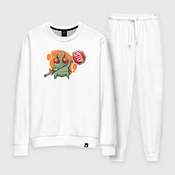 Костюм хлопковый женский Lethal Company: Hoarding Bug Stop, цвет: белый