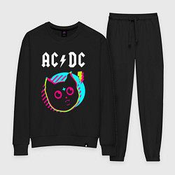 Женский костюм AC DC rock star cat