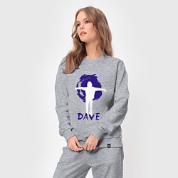 Костюм хлопковый женский Dave Gahan - Devotional, цвет: меланж — фото 2
