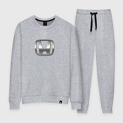 Женский костюм Honda logo auto grey