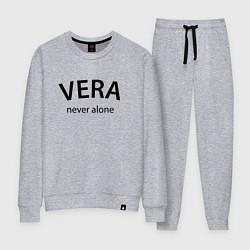 Костюм хлопковый женский Vera never alone - motto, цвет: меланж