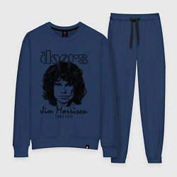 Костюм хлопковый женский The Doors Jim Morrison, цвет: тёмно-синий