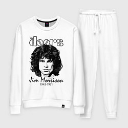 Костюм хлопковый женский The Doors Jim Morrison, цвет: белый