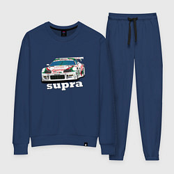 Костюм хлопковый женский Toyota Supra Castrol 36, цвет: тёмно-синий