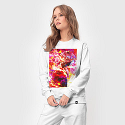 Костюм хлопковый женский Адский рай огненный Габимару, цвет: белый — фото 2