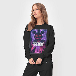 Костюм хлопковый женский Freddy - мишка Фредди, цвет: черный — фото 2