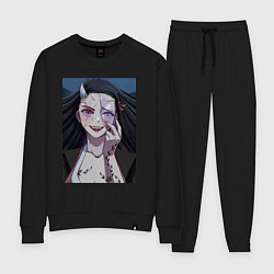 Костюм хлопковый женский Клинок, рассекающий демонов Нэдзуко Камадо, цвет: черный