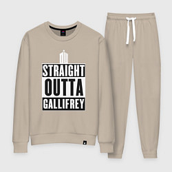 Женский костюм Straight outta gallifrey