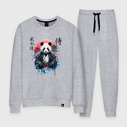 Костюм хлопковый женский Panda - bushido samurai code, цвет: меланж