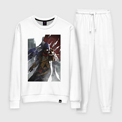 Костюм хлопковый женский Мужская футболка Assassins Creed Unity, цвет: белый