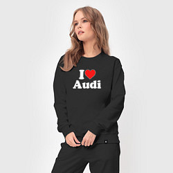 Костюм хлопковый женский I love Audi, цвет: черный — фото 2
