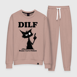 Женский костюм DILF damn I love felines