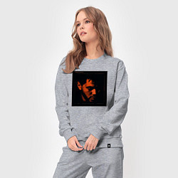 Костюм хлопковый женский The Weeknd Trilogy, цвет: меланж — фото 2