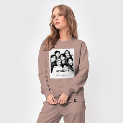 Костюм хлопковый женский Got7 encore фото, цвет: пыльно-розовый — фото 2