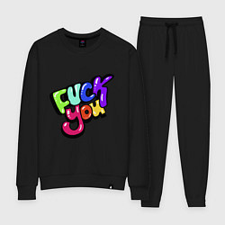 Женский костюм Fuck you multicolor