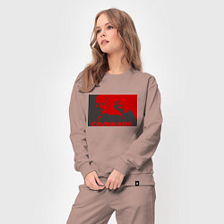 Костюм хлопковый женский Comrade, цвет: пыльно-розовый — фото 2