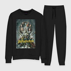 Костюм хлопковый женский Шершни 2022, цвет: черный