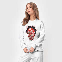 Костюм хлопковый женский Wu-Tang RZA, цвет: белый — фото 2