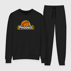 Костюм хлопковый женский Phoenix NBA, цвет: черный