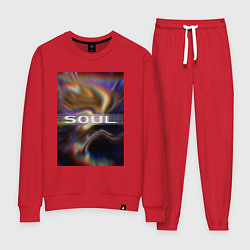 Костюм хлопковый женский Арт Soul, цвет: красный