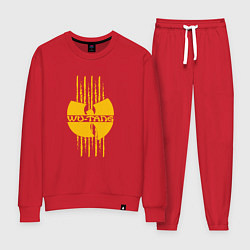 Костюм хлопковый женский Wu-Tang tiger style, цвет: красный
